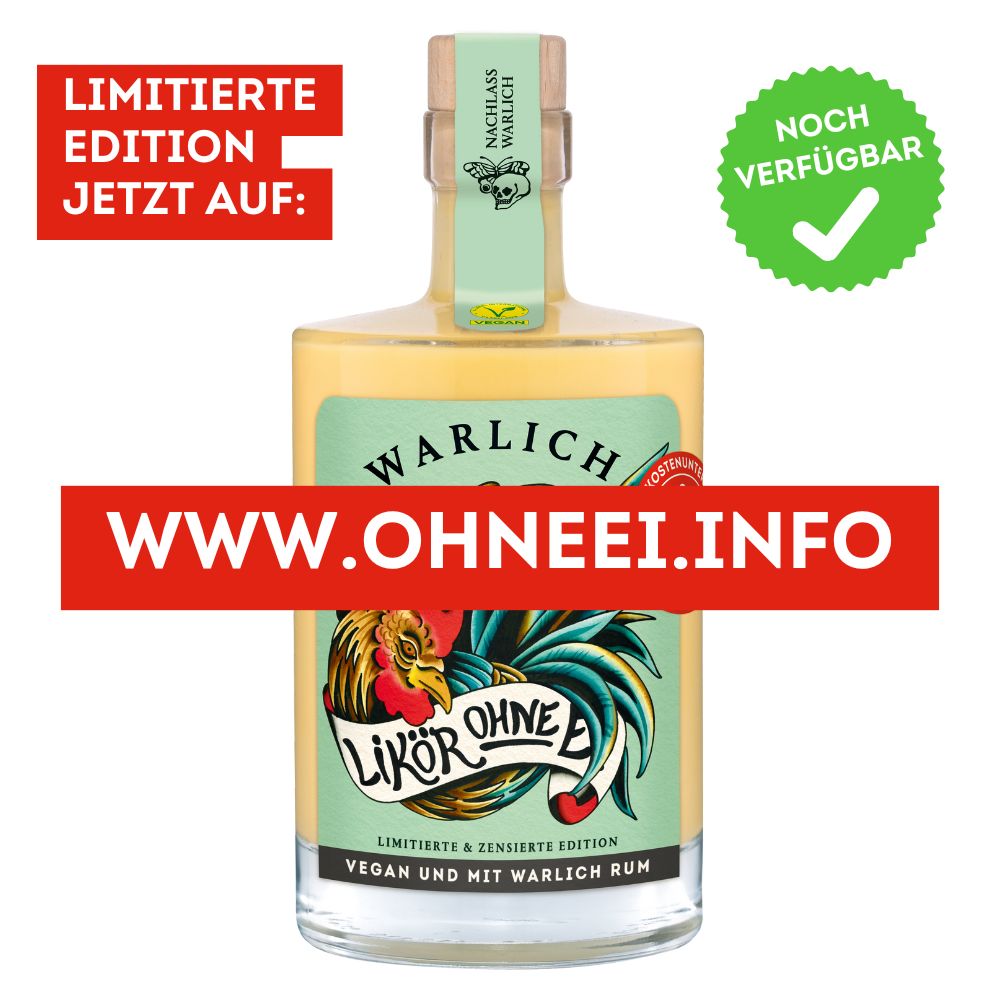 WARLICH LIKÖR OHNE EI, LIMITIERTE & ZENSIERTE EDITION 0,5 L