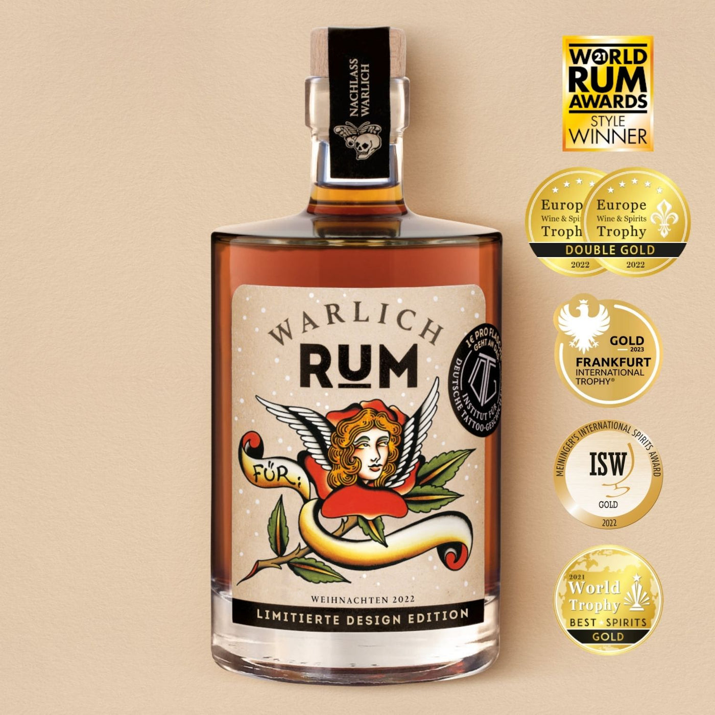 WEIHNACHTS-EDITION 2022 (LIMITIERT) – WARLICH RUM – JAMAIKA 0,5 L