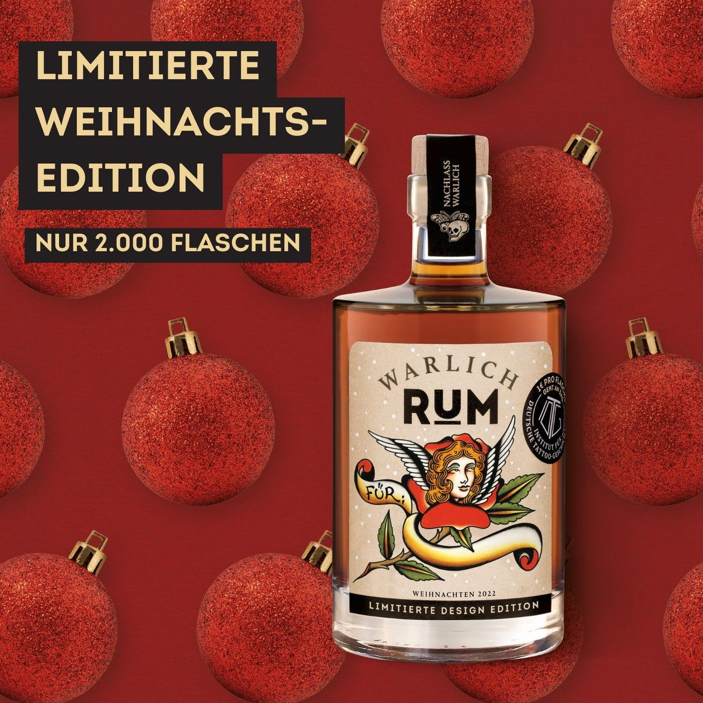 WEIHNACHTS-EDITION 2022 (LIMITIERT) – WARLICH RUM – JAMAIKA 0,5 L