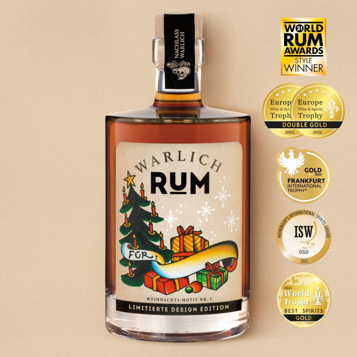 WEIHNACHTS-MOTIV NR. 1 (LIMITIERT) – WARLICH RUM – JAMAIKA 0,5 L